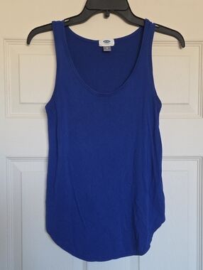 Old Navy Royal Blue Scoop Neck Tank Top